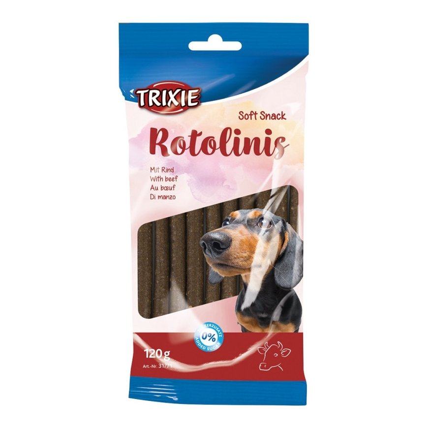 Treats for dogs : Trixie Rotolinis, beef, 12gb., 120g