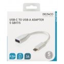 Deltaco USBC-1205 USB kabelis 0,15 m Micro-USB A Balta Deltaco USBC-1205 USB kabelis 0,15 m Micro-USB A Balta