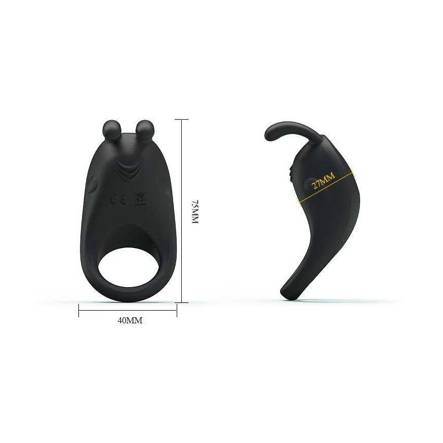 LYBAILE Pretty Love Rabbit vibrator ring Black – 5