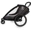 Hamax Cocoon One - single seater 2in1 bicycle trailer, trailer and stroller | Grey/black Hamax Cocoon One - single seater 2in1 bicycle trailer, trailer and stroller | Grey/black