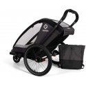 Hamax Cocoon One - single seater 2in1 bicycle trailer, trailer and stroller | Grey/black Hamax Cocoon One - single seater 2in1 bicycle trailer, trailer and stroller | Grey/black