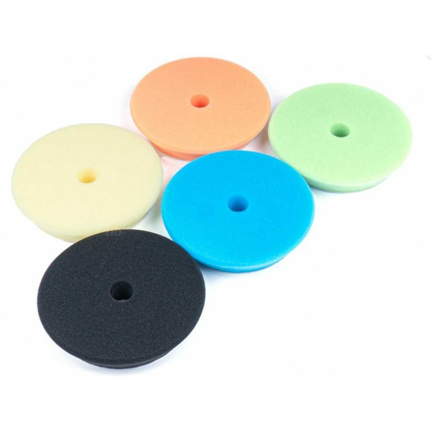 Poliravimo kempinių rinkinys poliravimo kempinės 5 vnt. 125 mm/ 150 mm amio-03709