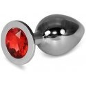 LOVETOY Large Sidabrinis Plug Raudona LOVETOY Large Sidabrinis Plug Raudona