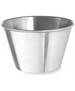 Ramekin bowl, container for sauces and dips, stainless steel, dia. 93 mm 12 pcs 230 ml - Hendi 400050