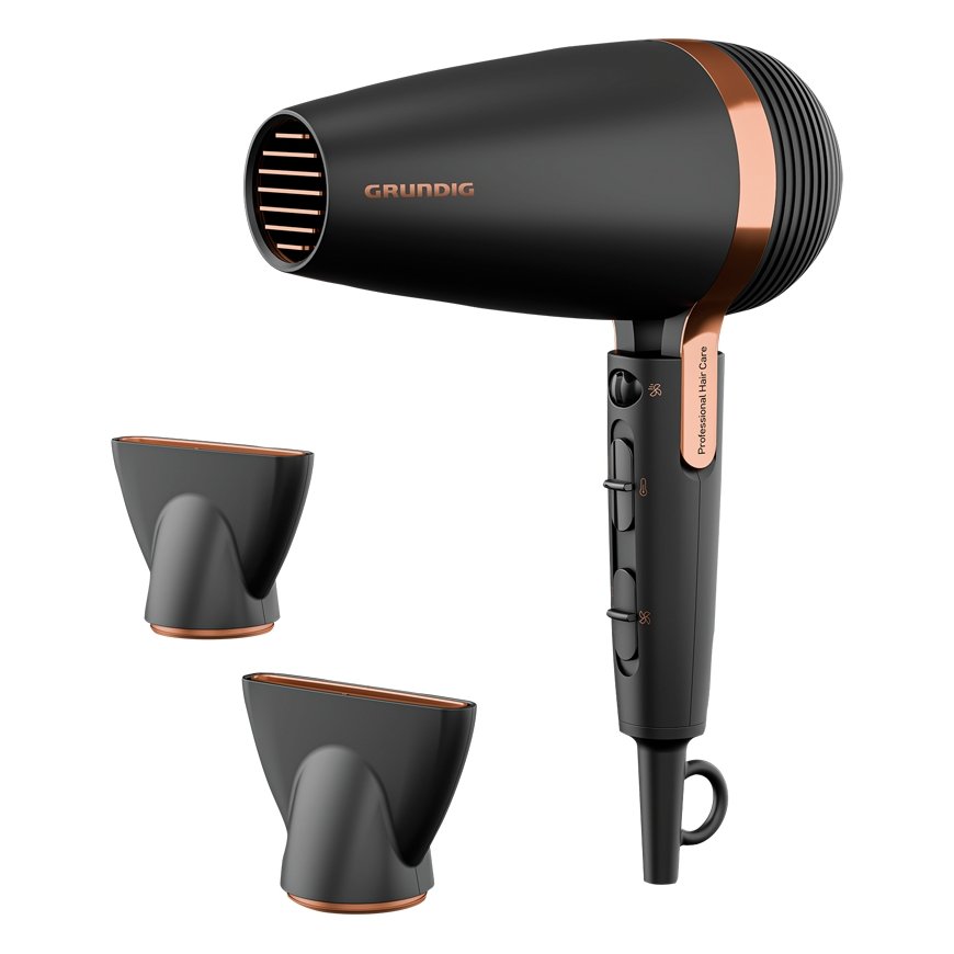 Grundig HD 8080 фен 2300 W Черный, Rose Gold – 4