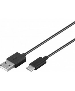 Goobay 59122 USB cable 2 m USB 2.0 USB A USB C Black