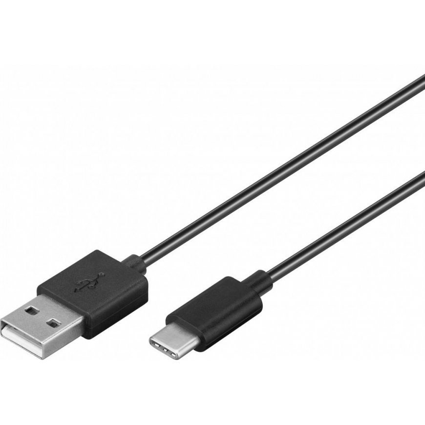 Goobay 59122 USB кабель 2 m USB 2.0 USB A USB C Черный