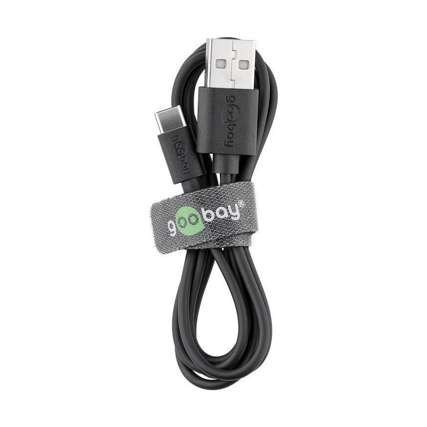 Goobay 59122 USB кабель 2 m USB 2.0 USB A USB C Черный – 4