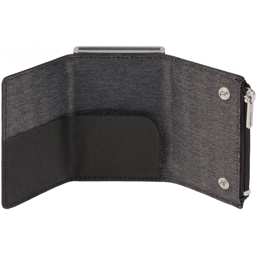 Piquadro, Piquadro, Leather, Card Holder, Square Sliding System, PP5585B3R, Black, For Men – 3