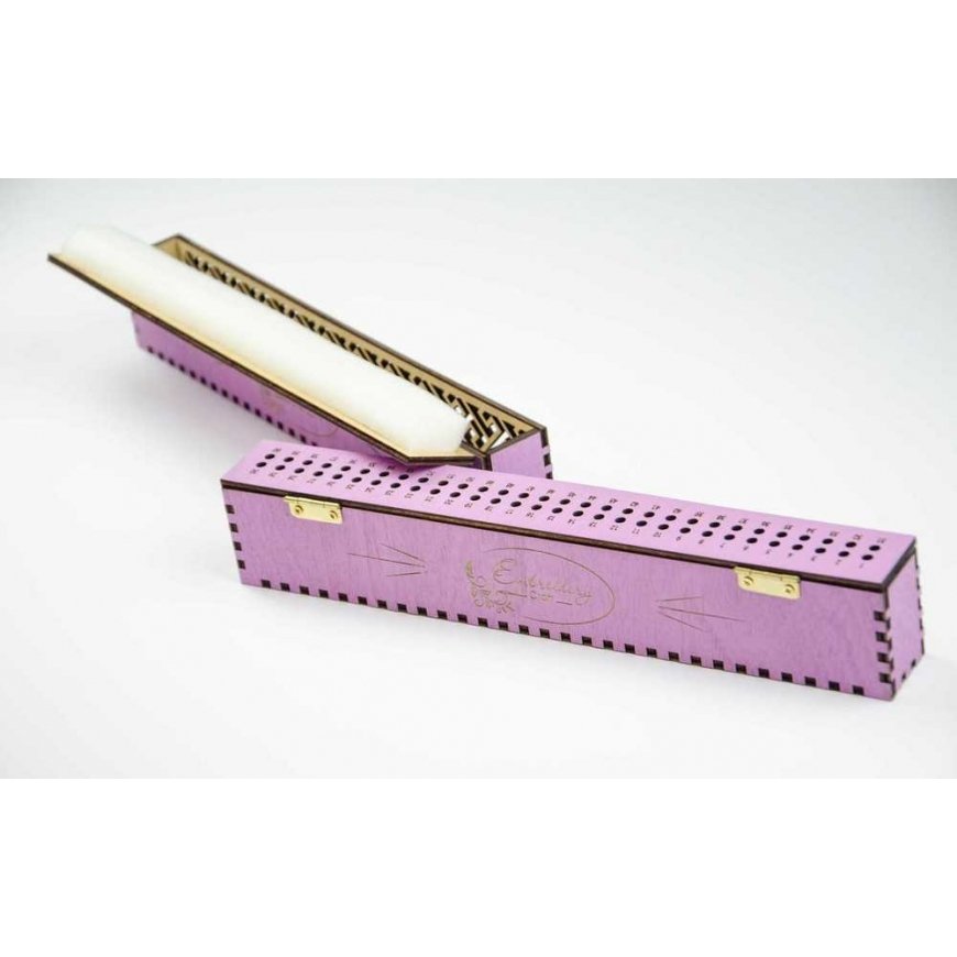 BOBKOV DENIS FOP, reg. No. 2893417695 Needle holder on a wooden base. Lavender, 60 holes OG-062 – 2