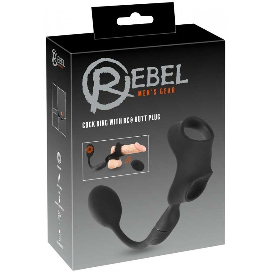 Orion REBEL Cock ring with RC butt p