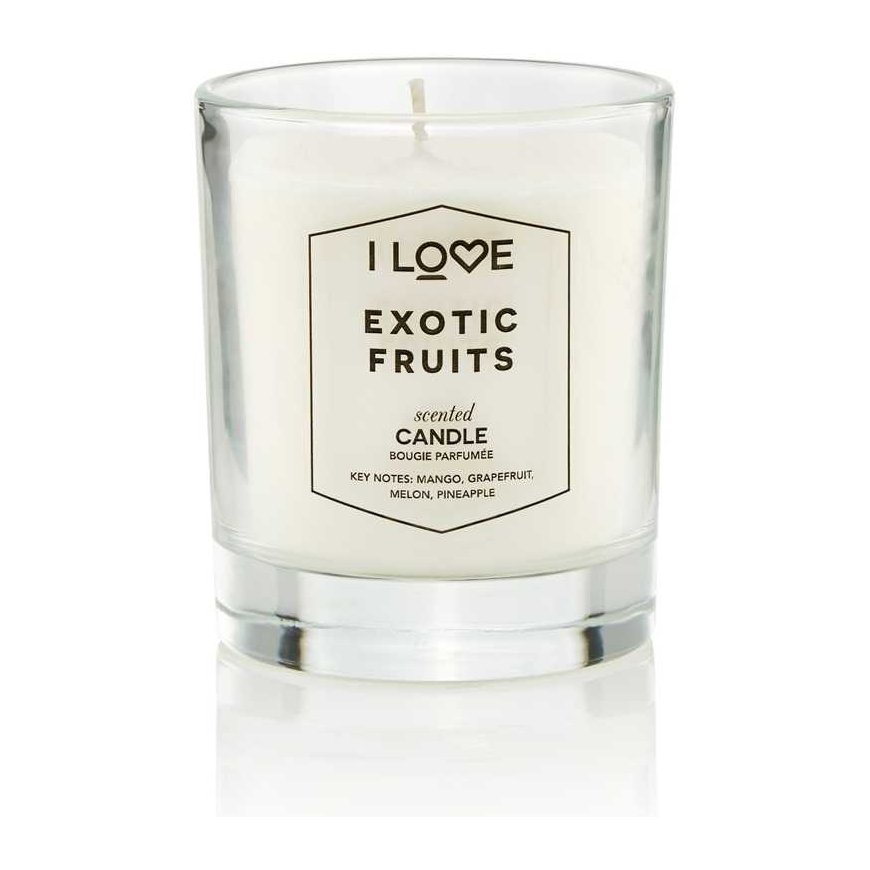 I Love, Exotic Fruits, Mango, Grapefruit, Mango, Pineapple, Scented Candle, 160 g – 2