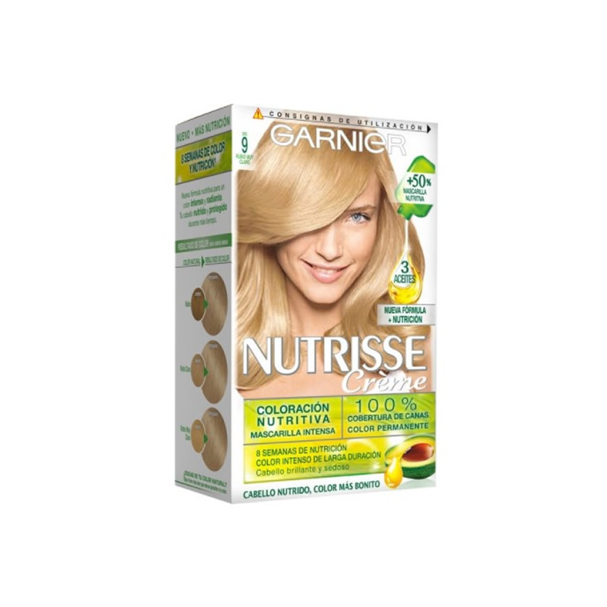 Garnier Nutrisse Crème maitininantis Color 9 Very Light Skirtas šviesiems plaukams – 3