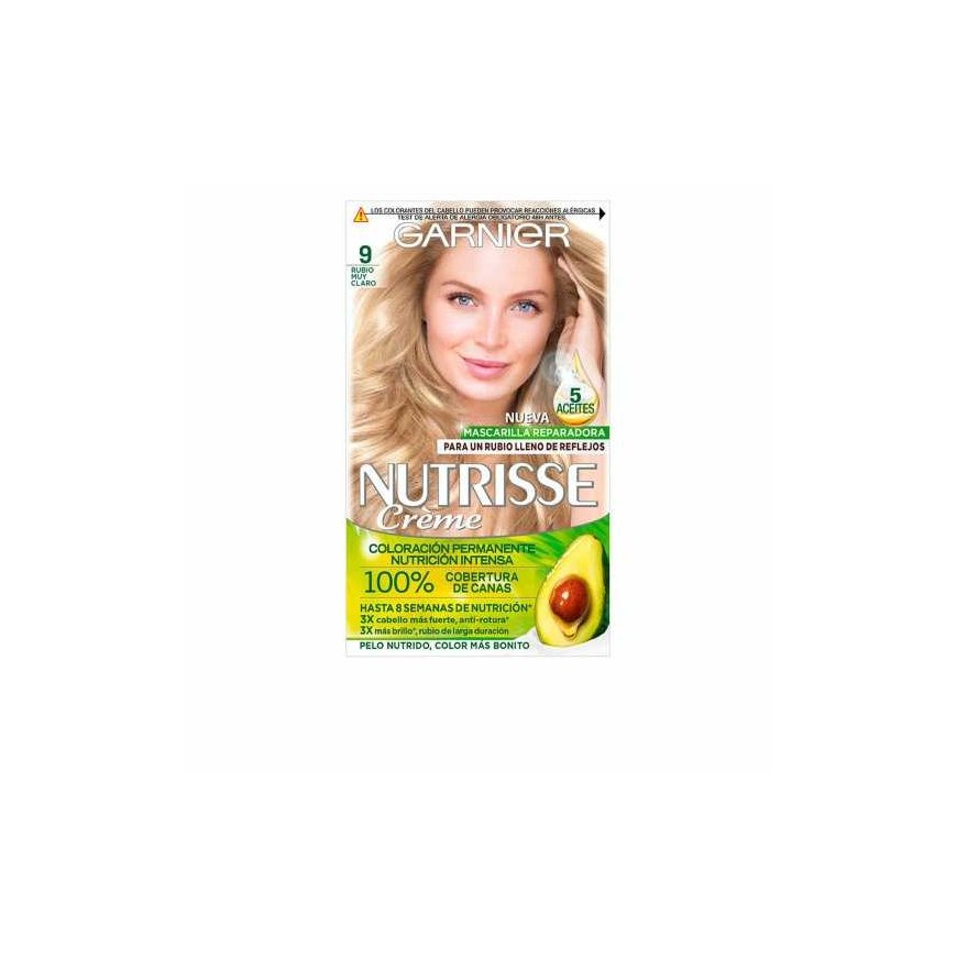 Garnier Nutrisse Crème nourishing Color 9 Very Light Intended for light hair – 4
