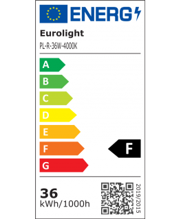 LED luminaire Casablanca 36W 3600Lm IP65 Eurolight
