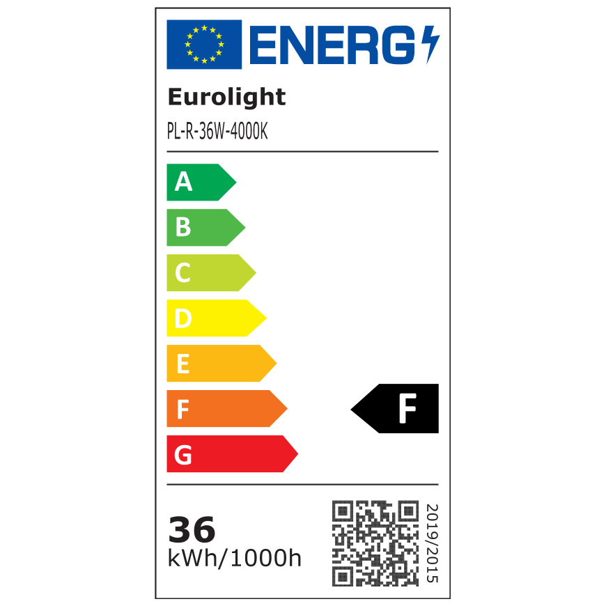 LED luminaire Casablanca 36W 3600Lm IP65 Eurolight