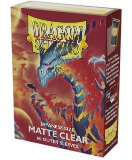 Dragon Shield Japanese Matte Clear Outer Sleeves - Clear Cosmere (60 Units)
