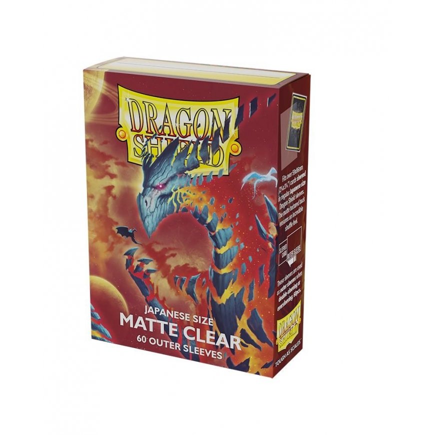 Dragon Shield Japanese Matte Clear Outer Sleeves - Clear Cosmere (60 Vnt) – 2