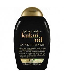 Ogx Kukui aliejaus kondicionierius nuo plaukų slinkimo 385ml