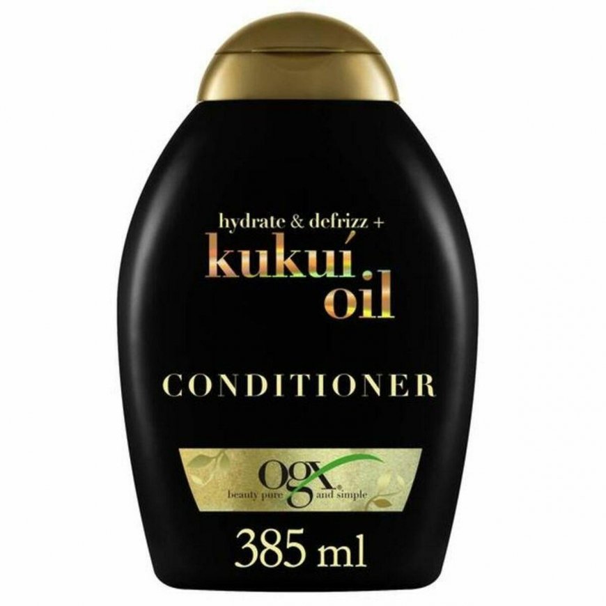 Ogx Kukui aliejaus kondicionierius nuo plaukų slinkimo 385ml – 2