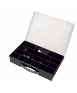 Stanley 1-92-761 instrumentu kārba Melns, Caurspīdīgs