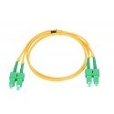 Extralink Потч-корд SC/APC-SC/APC Одномодовый, Duplex, G657A, 3 мм, 2m Extralink Потч-корд SC/APC-SC/APC Одномодовый, Duplex, G657A, 3 мм, 2m