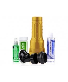 Fleshlight STAMINA TRAINING Золото, Розовый Пластик, Силиконовый