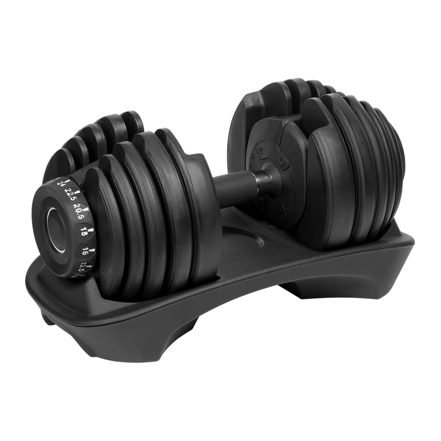 Automatinis reguliuojamas ketaus hantelis 24 kg REBEL ACTIVE