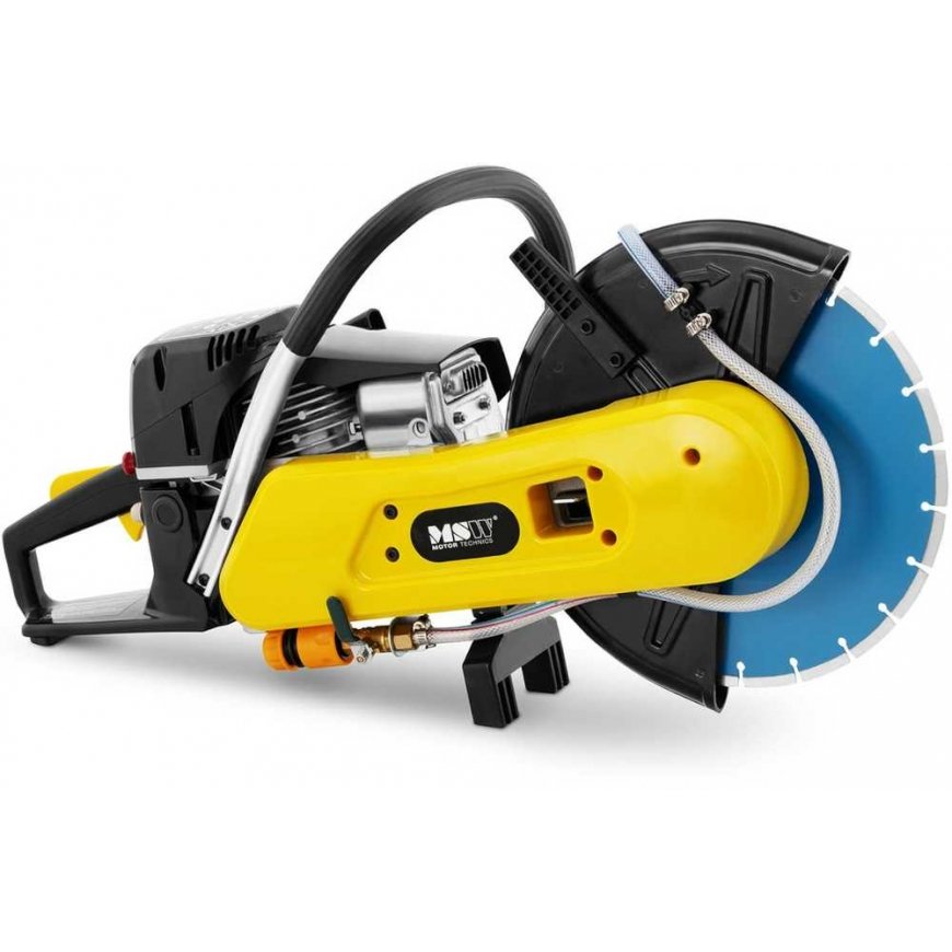 MSW Gasoline Saw Cutting Machine for Concrete, Steel, Brick, 300mm, 2500W – 2