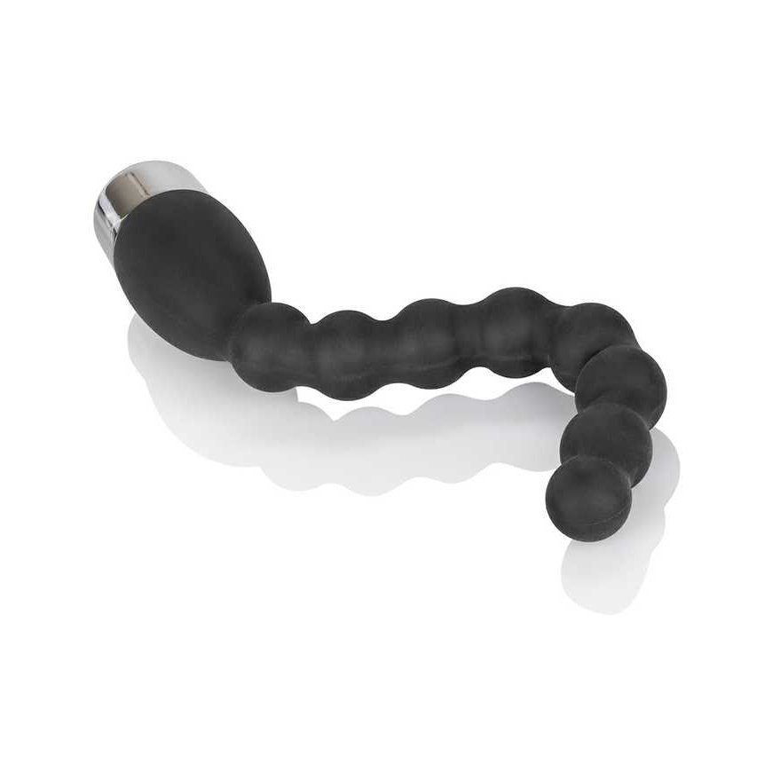 Calexotics Black vibrating plug analny różdżka koraliki – 2