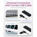 ICY BOX IB-HUB1424-C3 USB 3.2 Gen 1 (3.1 Gen 1) Type-A + Type-C 5000 Мбит/с Черный
