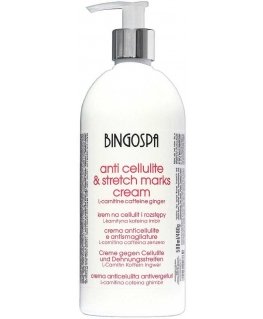 Bingospa Cream against cellulite and stretch marks with L-carnitine, caffeine and ginger 500ml