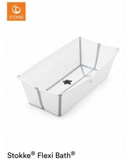 Stokke Flexi Bath - X-Large sulankstoma kūdikio vonelė | Baltas