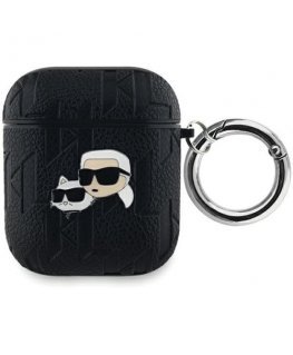 Karl Lagerfeld KLA2PGKCPK AirPods 1|2 cover czarny|black Monogra