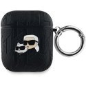 Karl Lagerfeld KLA2PGKCPK AirPods 1|2 cover czarny|black Monogra Karl Lagerfeld KLA2PGKCPK AirPods 1|2 cover czarny|black Monogra