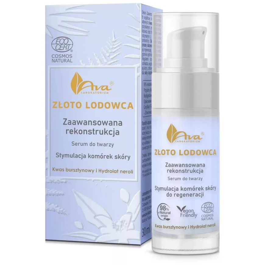 Ava Laboratorium Złoto Lodowca face serum 30ml – 2