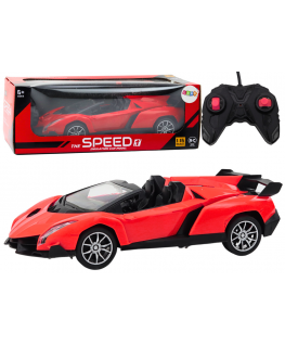 Lean Toys Car Remote Controlled Sports Car RC 1:16 Red