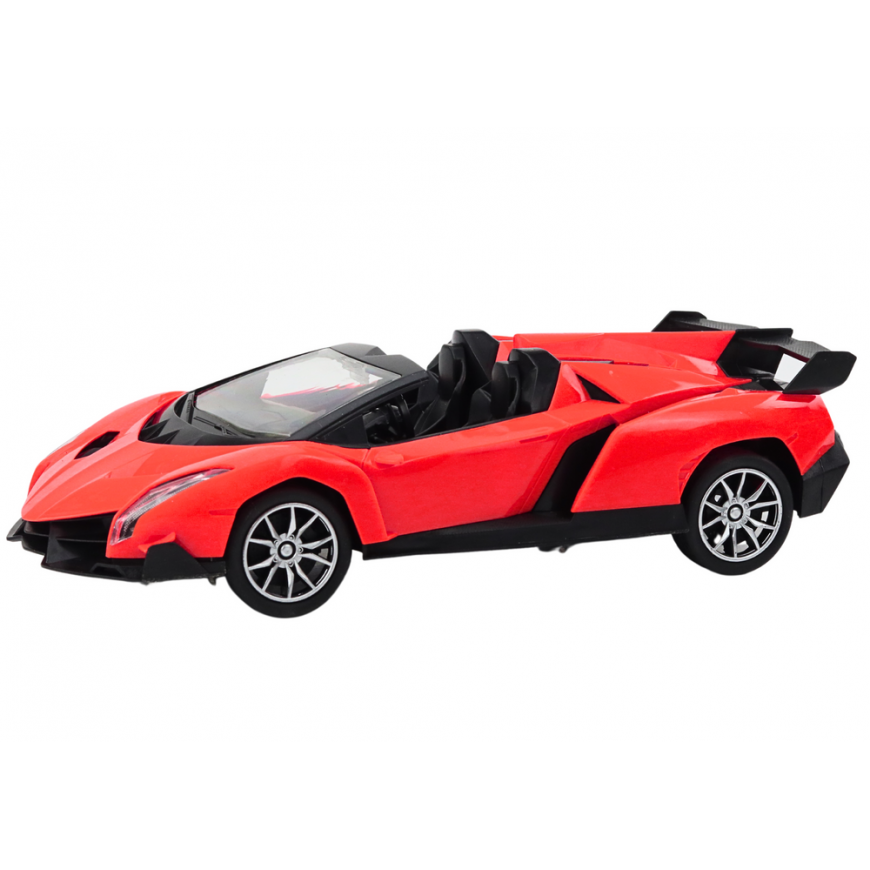 Lean Toys Car Remote Controlled Sports Car RC 1:16 Red – 2