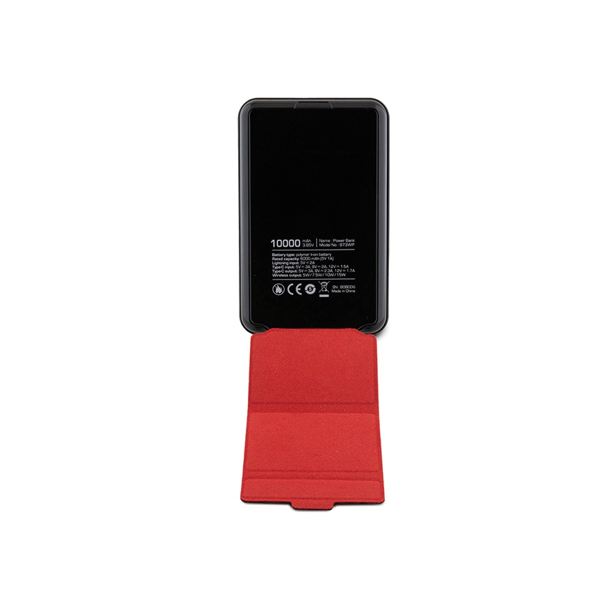 Ferrari Powerbank Bezprzewody 15W FEPB10MSPLEK 10000 mAh with function rigid black/black Metal Logo MagSafe – 5