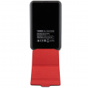Ferrari Powerbank Bezprzewodowy 15W FEPB10MSPLEK 10000 mAh su funkcija standu juoda/juodas Metal Logo MagSafe