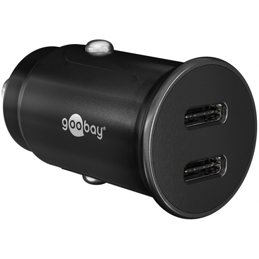 Goobay 59705 mobile device charger Power bank, Smartphone, Tablet Black Cigar lighter Fast charging