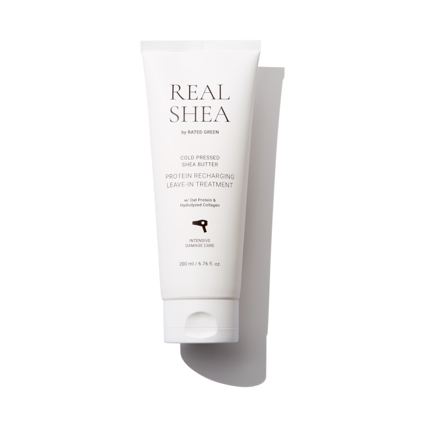 Rated Green Rated Žalias "Rated Žalias Real Shea Protein Recharging Leave In Treatment" Plaukų priežiūros priemonė 150ml – 2