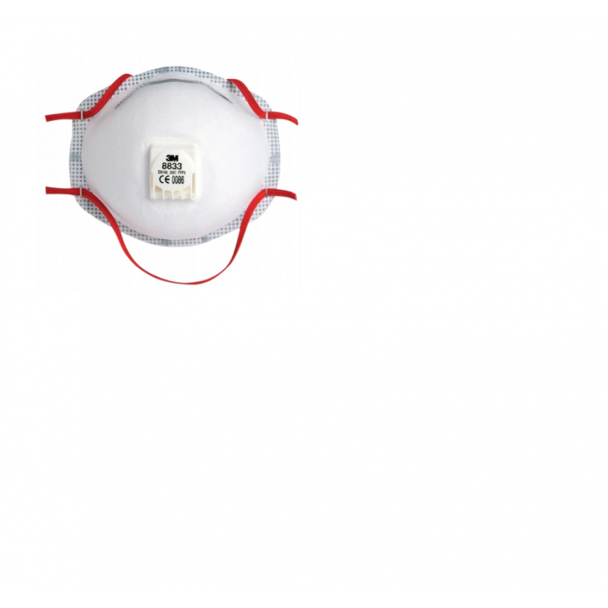 3M Respirator with valve 3M 8833