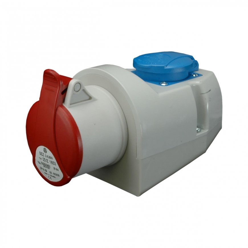 Orno Wall sockets 16A/5P+16A/2P+Z, 250V/400V, IP44