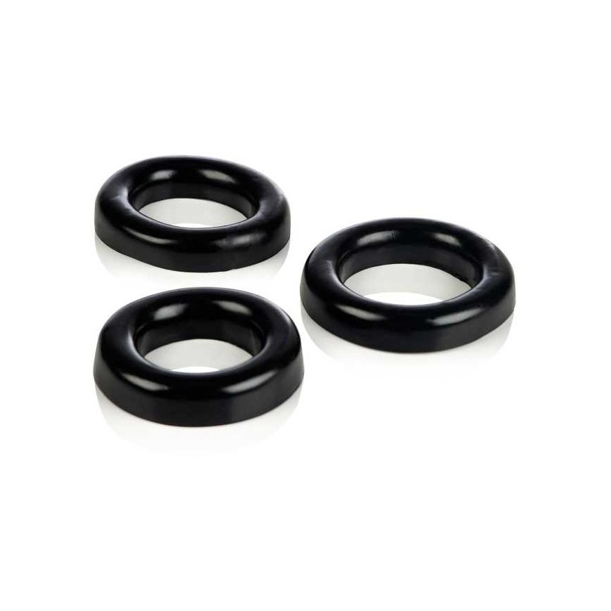 Calexotics Pierścień-COLT 3 RING SET Black
