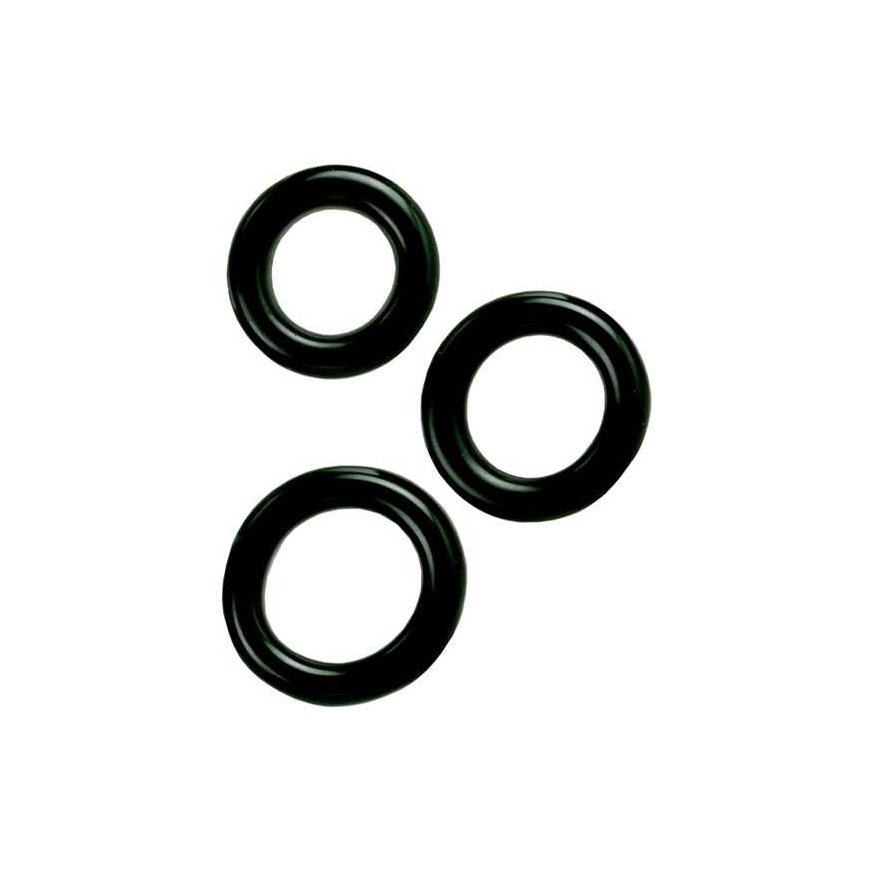 Calexotics Pierścień-COLT 3 RING SET Black – 4