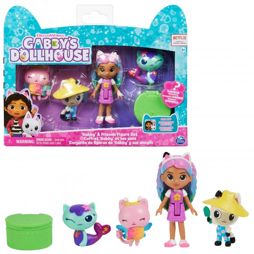 Gabby's Dollhouse GDH FGR FrndsFgrPkRainbowGabby GML