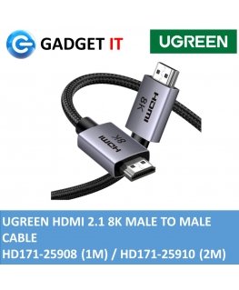 Ugreen HD171 cable with HDMI 2.1 8K connectors certified, 1 m lo
