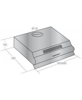 Hood WK-7 P 3050 50 Inox