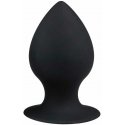 Easytoys Fushi Easytoys Big round korek analny plug with przyssawka 10cm